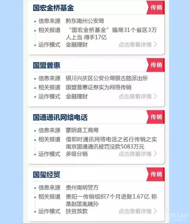 紧急通知：全国最新传销名单公布！（2020年最新）