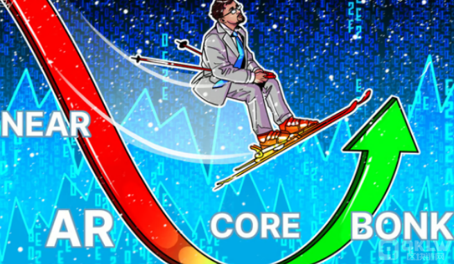 比特币的区间价格走势可能会导致关注NEAR、AR、CORE和BONK